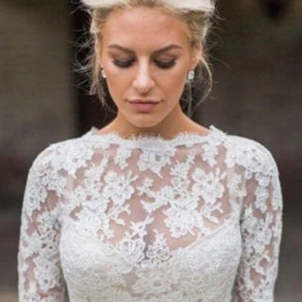 Wedding Dress Topper | Modest Wedding Dress | Forest Wedding Dress