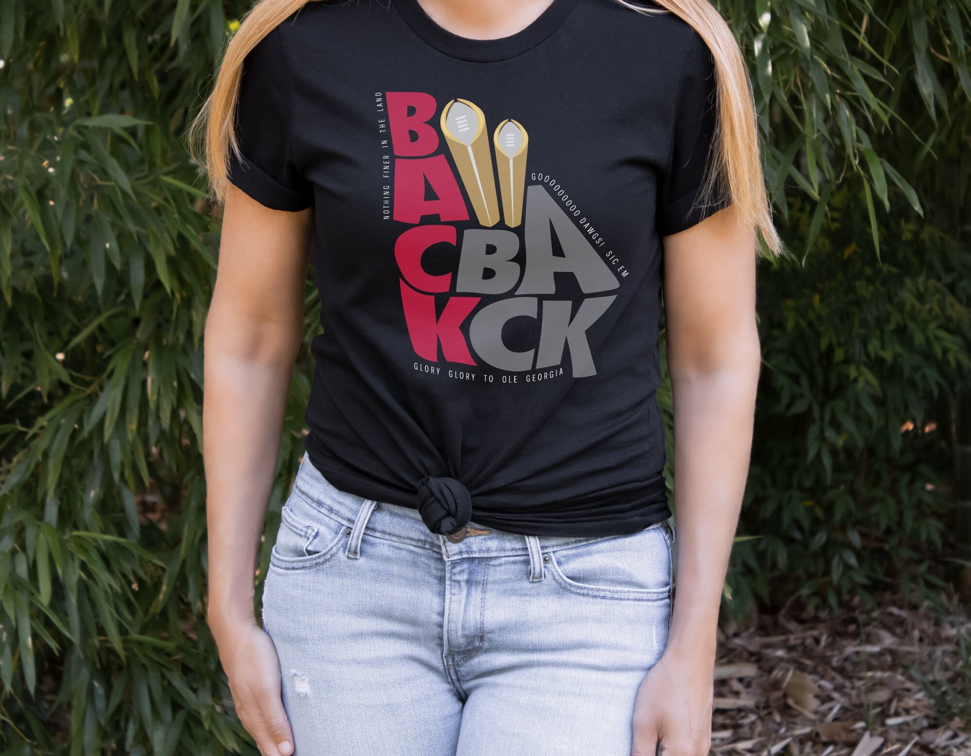 Discover Back to Back Natty UGA tshirt, National championship shirt