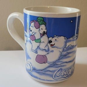 Vintage Coca-Cola Gibson Polar Bear Mug
