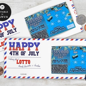 Lotto Realtor | 4 lipca Patriotyczny posiadacz loterii | Lotto Favor | Agent nieruchomości Klient Sąsiad | Lotto Pop By | | Szablon Canva