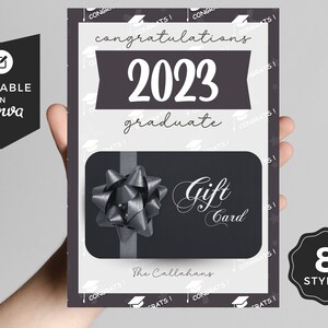 de Modèle de porte-cartes cadeau pour diplômé | Téléchargement instantané | Diplôme universitaire | cadeau pour lui | Félicitations personnalisées imprimables | Carte DIY Diplômé