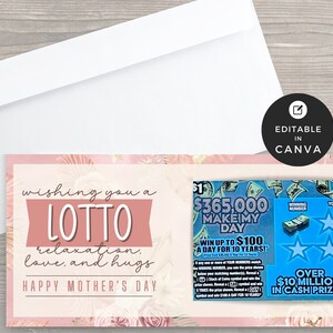 Lotto Lehrer Wertschätzung Printable | Lottoschein Makler | Boho Muttertag Lotterie Rubbel | Lotto Pop Von | | Canva Vorlage