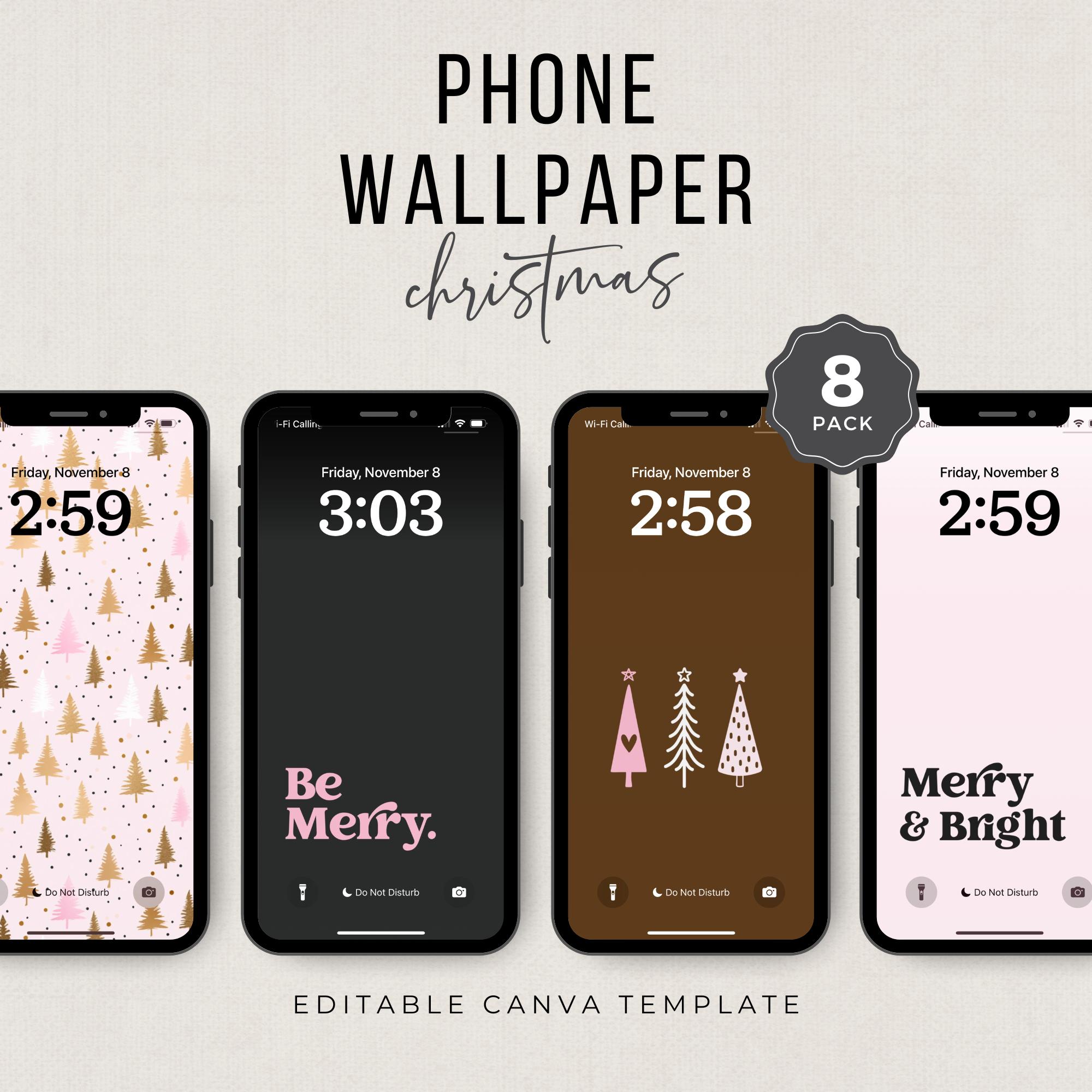 Aesthetic christmas backgrounds for iPhone - Etsy België, image size:2000x2000