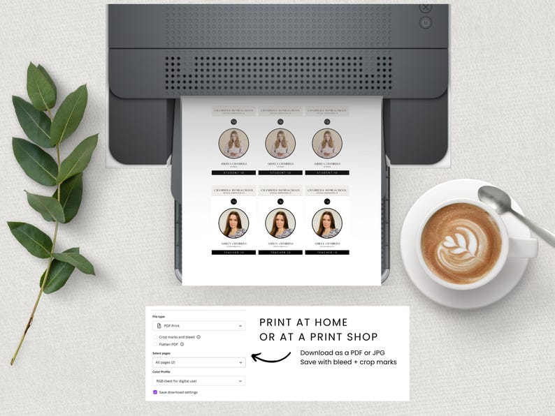 Editable Homeschool ID Card, Printable Teacher ID Card, Customizable ...