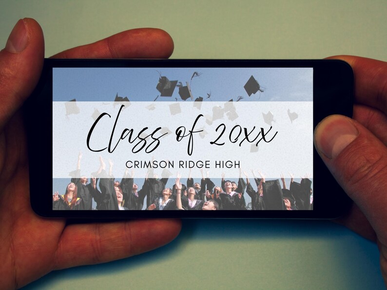 Graduation Slideshow Canva Template: Editable Video Presentation ...