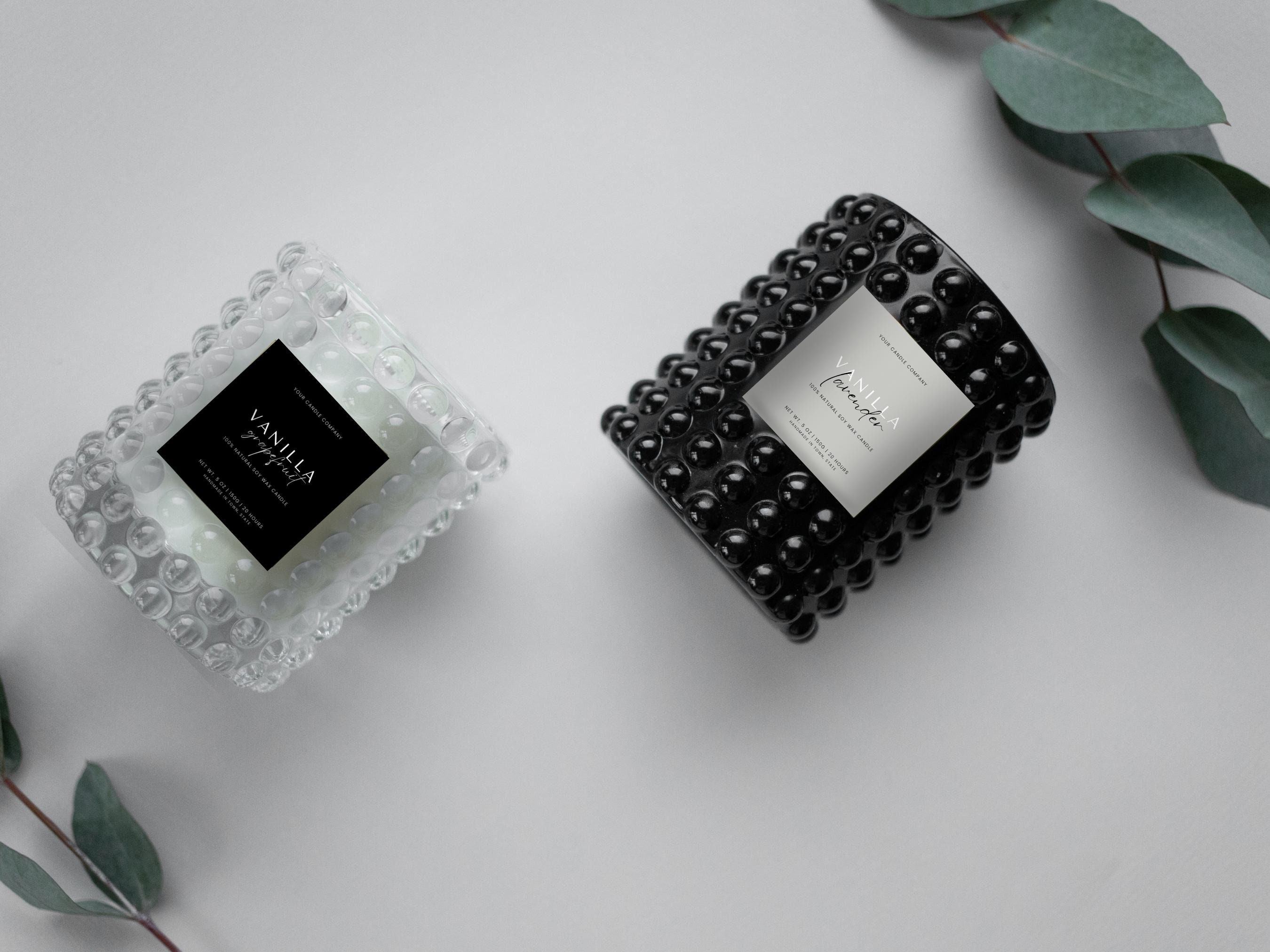 Printable Candle Labels Template, Clean Simple Modern Design Wax Melt ...
