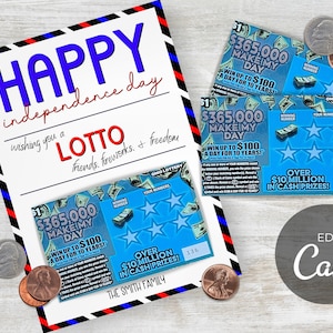 Lotto Realtor | 4 lipca Patriotyczny posiadacz loterii | Lotto Favor | Agent nieruchomości Klient Sąsiad | Lotto Pop By | | Szablon Canva