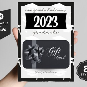 de Modèle de porte-cartes cadeau pour diplômé | Téléchargement instantané | Diplôme universitaire | cadeau pour lui | Félicitations personnalisées imprimables | Carte DIY Diplômé