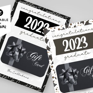 de Modèle de porte-cartes cadeau pour diplômé | Téléchargement instantané | Diplôme universitaire | cadeau pour lui | Félicitations personnalisées imprimables | Carte DIY Diplômé