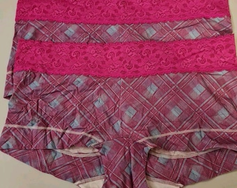 Maidenform Microfiber Boyshort Pack Of 2 Underwear Coral Size 6/M New Sample L1