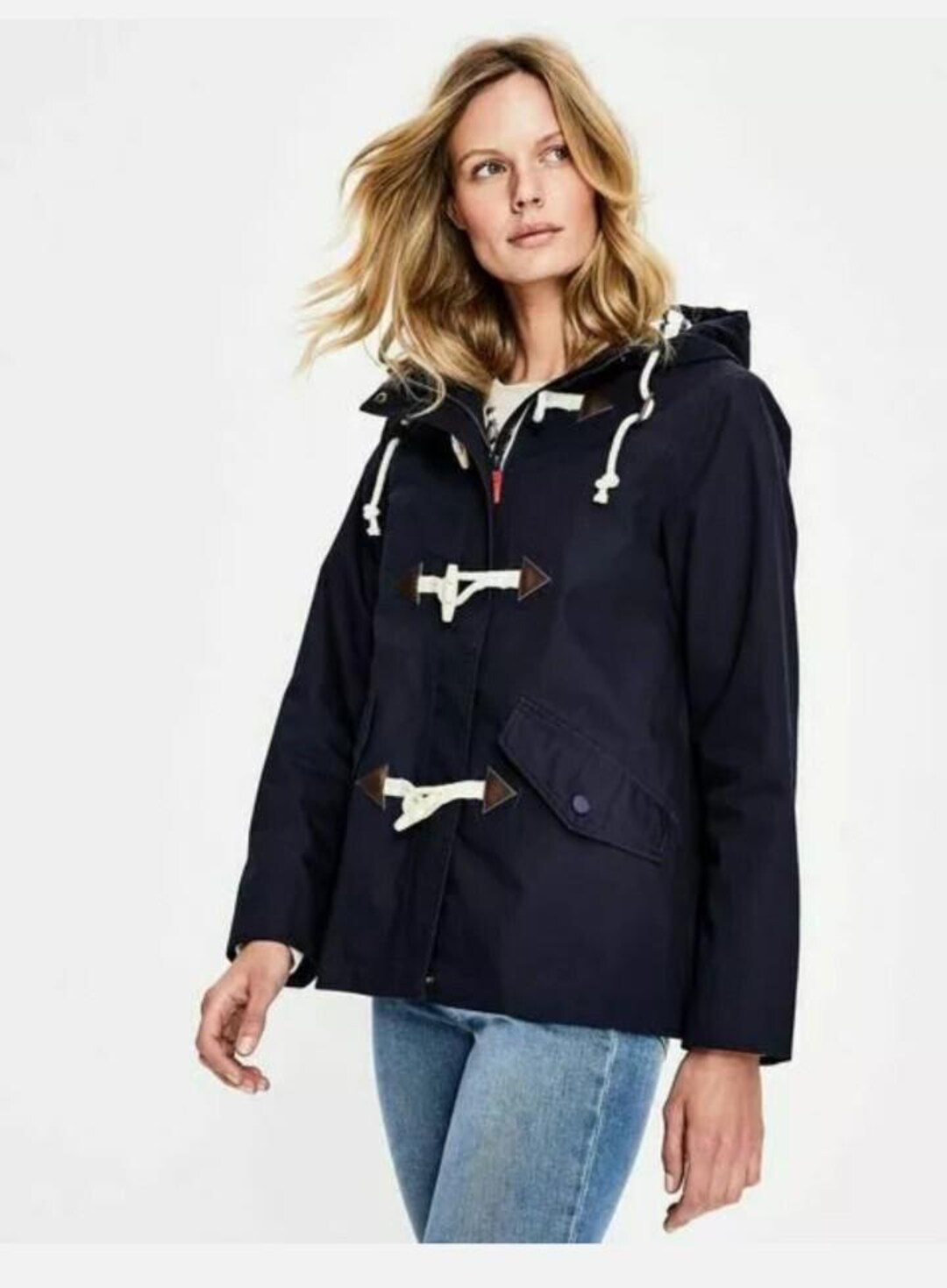 Boden Ladies Mac Size Uk T0043 Whitby Waterproof Jacket Navy