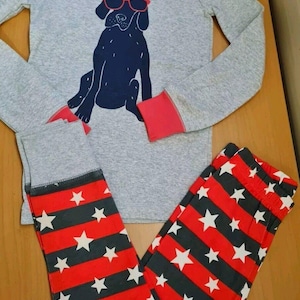 Mini Boden Boys John Long Pyjamas Set Age 6 Years Brand New