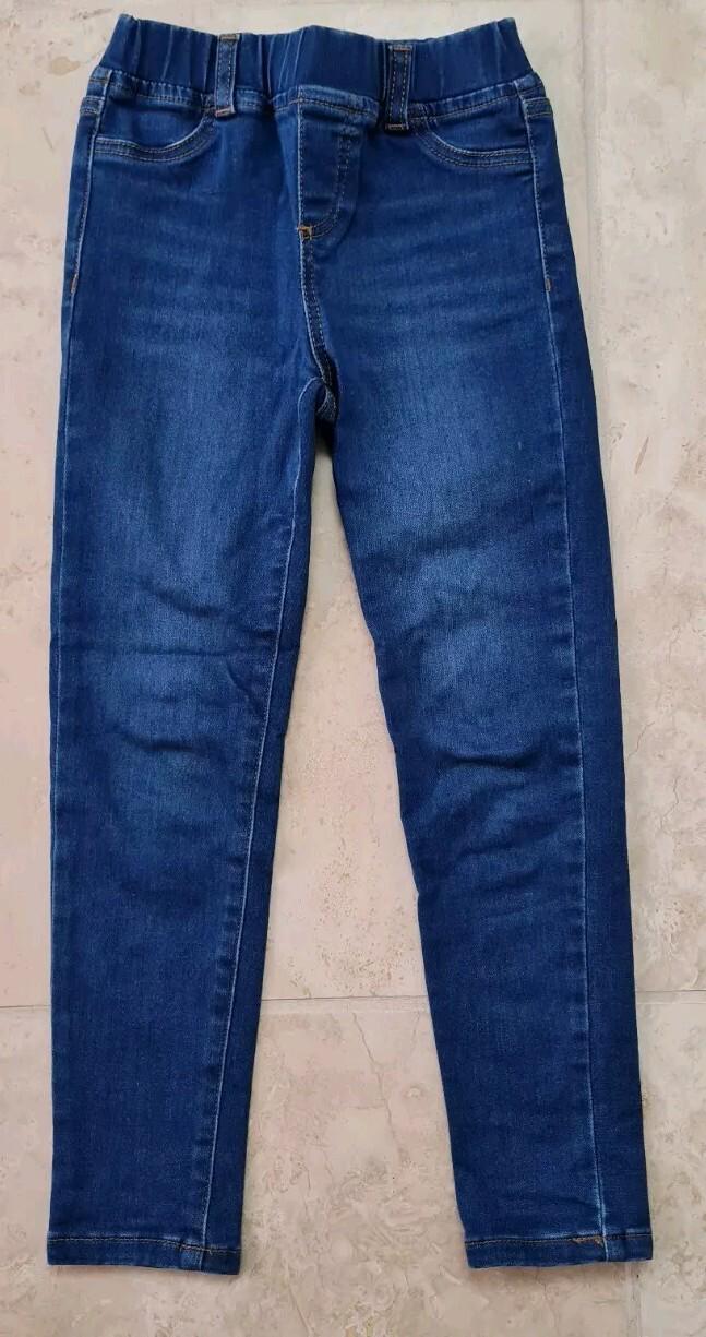 Mini Boden Girls Pull On Slim Jeans Age 7 Years Vgc