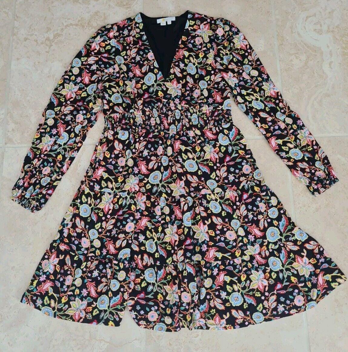 Boden Ladies Jersey Floral Short Dress Size Uk 12R Brand New D38
