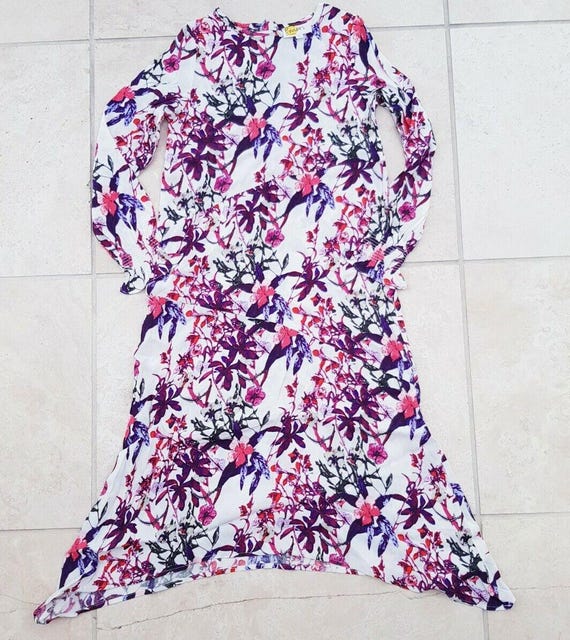 Mini robe midi en jersey pour filles Boden à fleurs 9-10 ans neuve