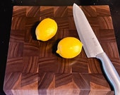 Medium Cutting Board End Grain Walnut