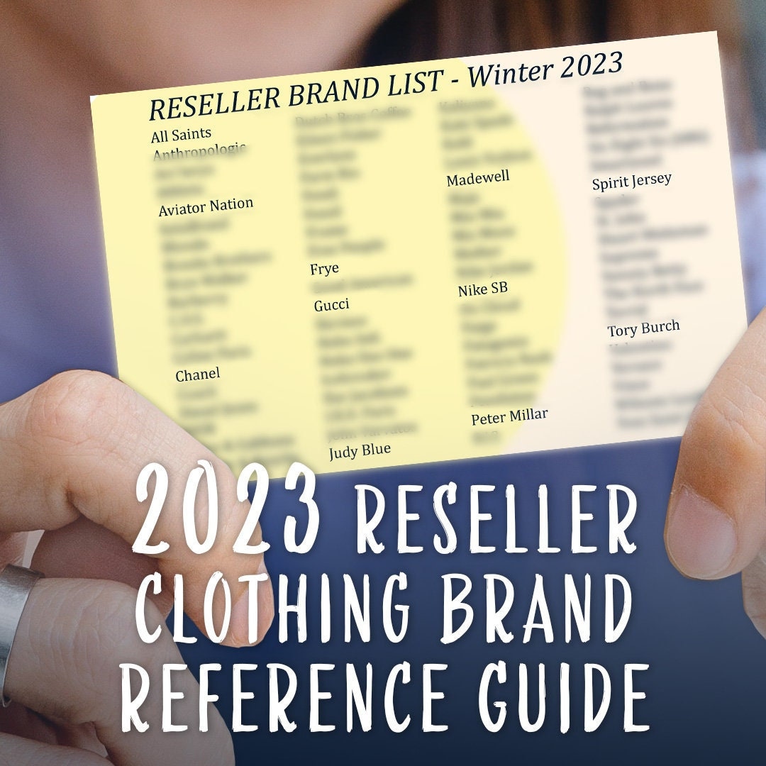 2023 Reseller Bolo Brand Quick Reference Card Etsy