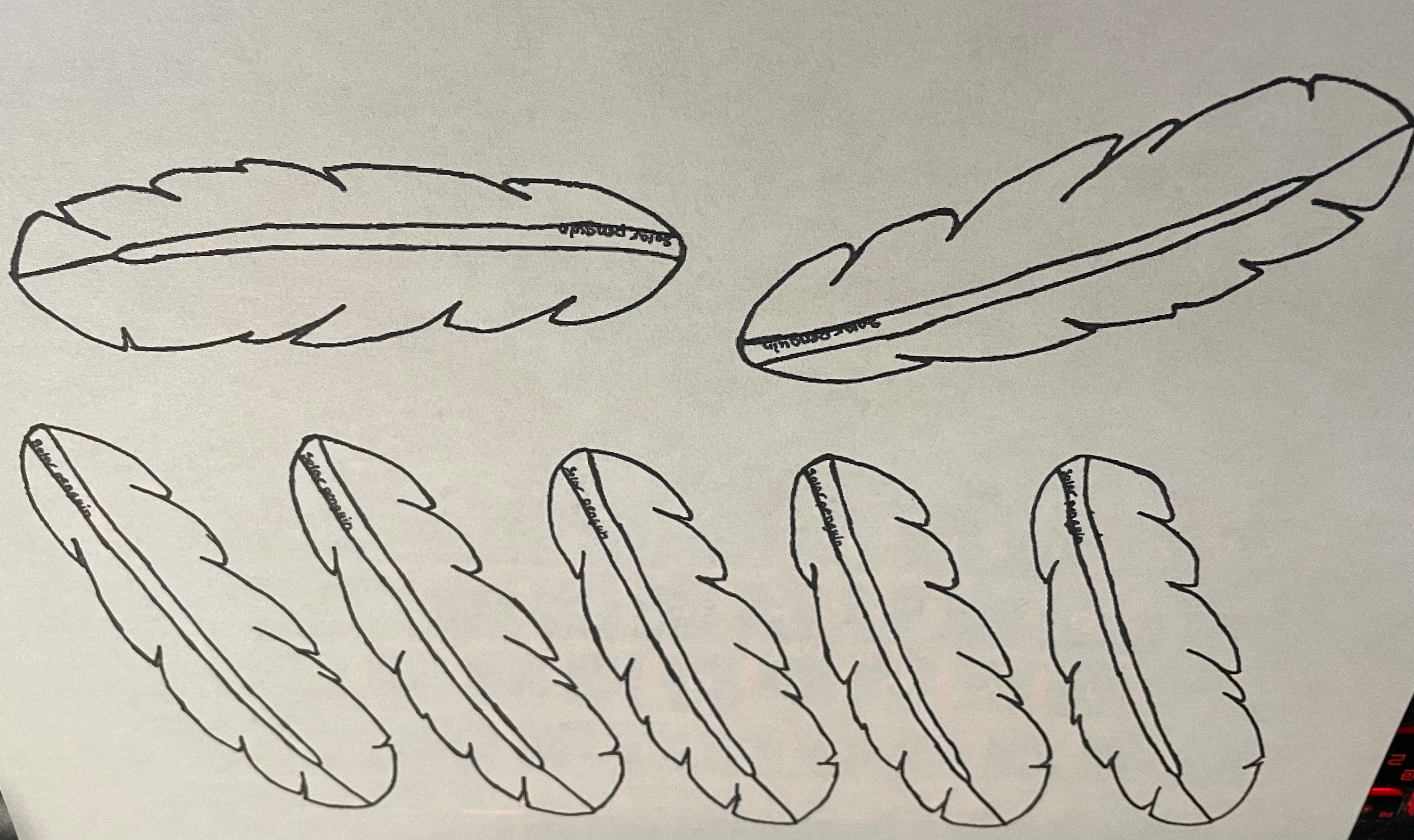 Pin the feather on the turkey etsy