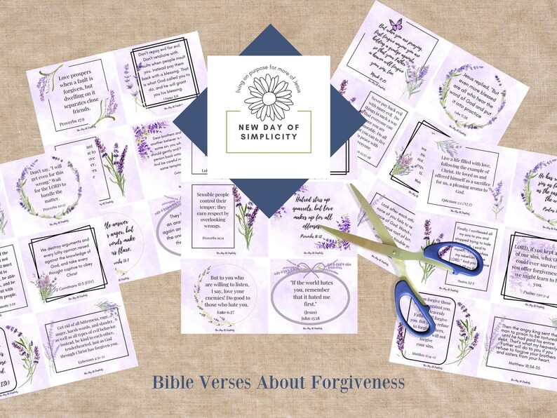 Bible Memorization Verse Cards Printable Scripture Memory Cards