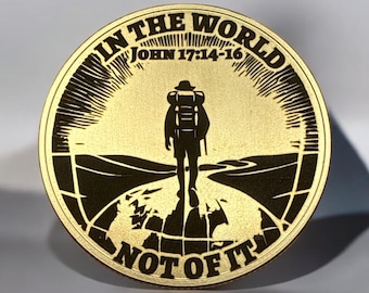Not of This World Challenge Coin – A Symbol of Faith and Eternal Purpose