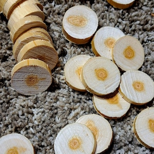 Diamond Willow Decoration Cookies, Wood Cookies