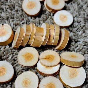 Diamond Willow Decoration Cookies, Wood Cookies