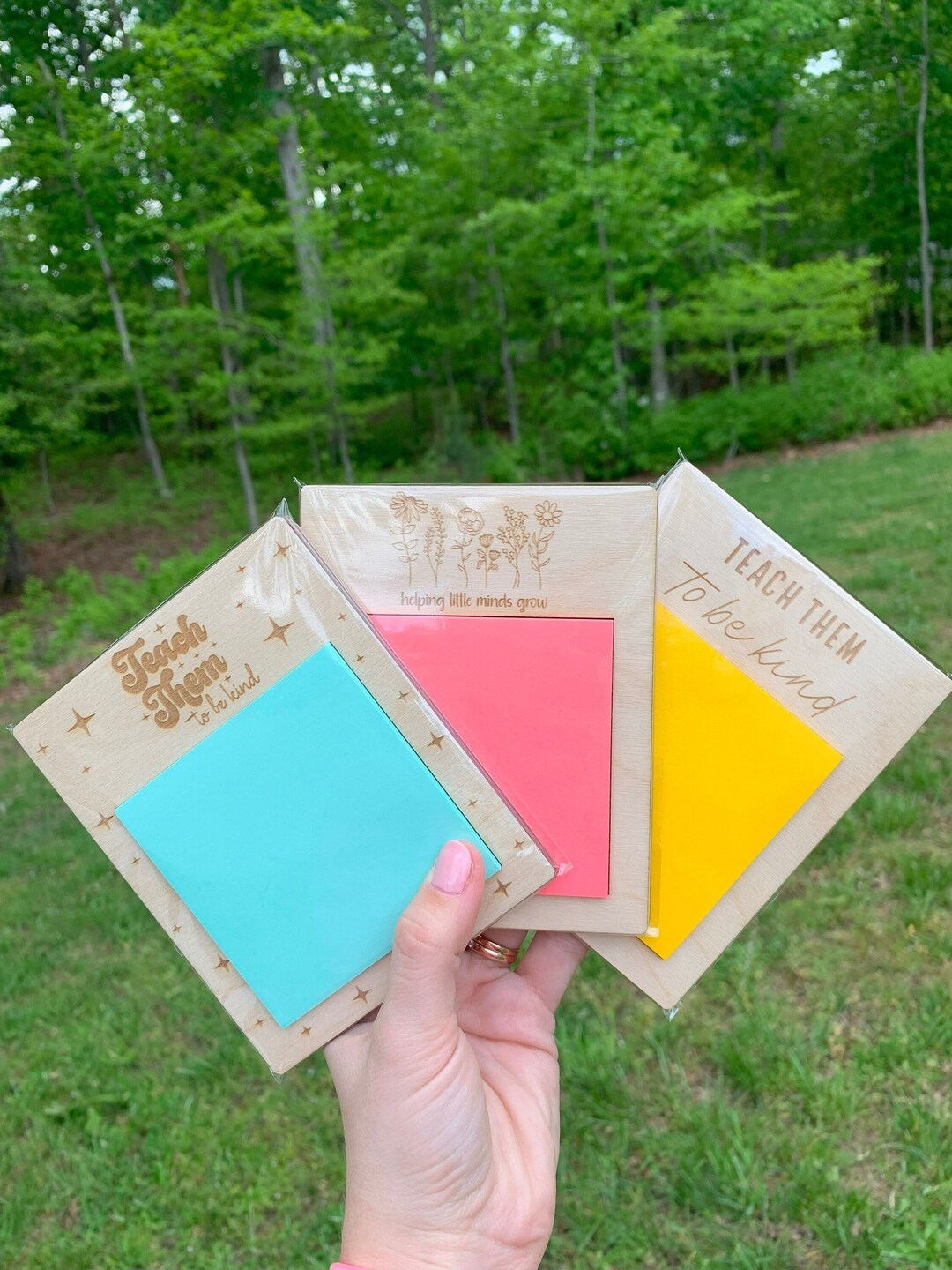 Sticky Note Holder Post It Note Holder Teacher Gift Teacher