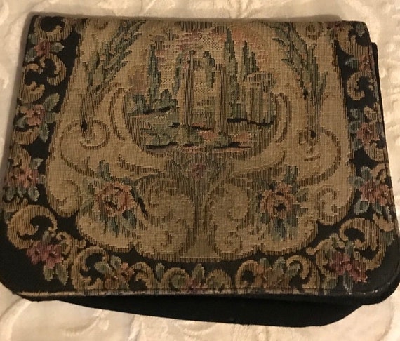 Lovely Antique/Vintage 1910's/20's Hand Tapestry/… - image 3