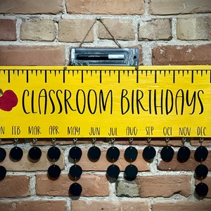 Classroom Birthday Board