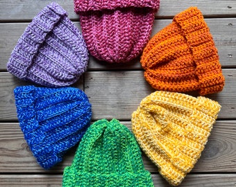 Colorful Crochet Beanie