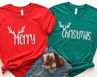 Merry Christmas, Matching Christmas Couples Shirts, Funny Matching Christmas Shirts, Couples Christmas Shirts, Couple Gift for Christmas
