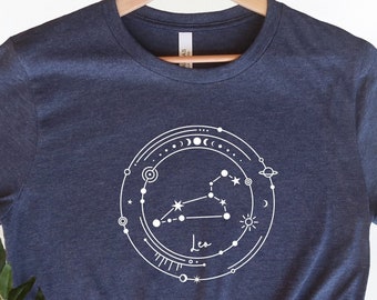 Leo Shirt, Leo Zodiac Shirt, Leo Zodiac Gift, Leo Astrology Shirt, Zodiac Leo Birthday Gift, Gifts for Leo, Leo Sign Shirt,Leo Horoscope Tee