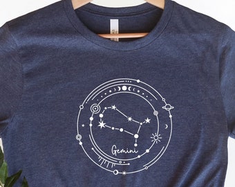 Gemini Shirt, Gemini Zodiac Tee, Gemini Zodiac Gift, Gemini Astrology, Zodiac Gemini Birthday Gift, Gifts for Gemini, Gemini Sign Shirt