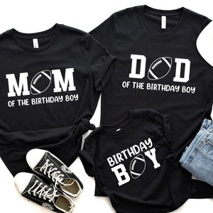Football Birthday Shirts, Matching Football Birthday Shirts, Birthday Boy Football Shirt, Matching Family Football Shirt,Boys Birthday Shirt