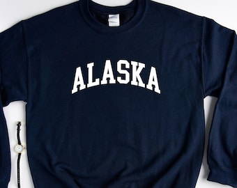Alaska Sweatshirt Hoodie, Alaska Lover Sweatshirt, Gift for Alaska Lover, Alaska Gift, Alaska Travel Sweatshirt, Alaska Family Vacation Trip