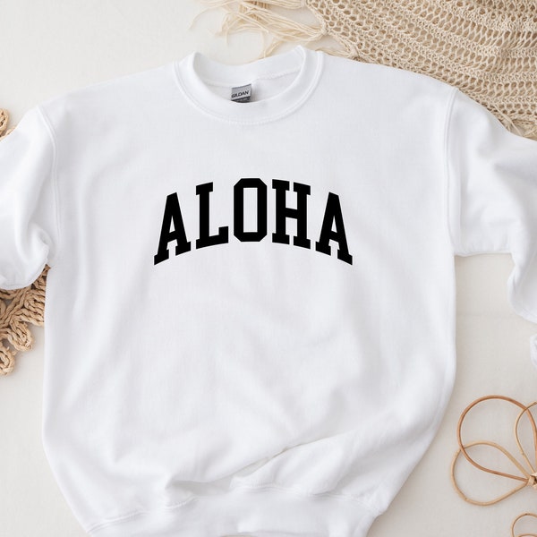 Aloha Sweatshirt Hoodie, Hawaii State Sweatshirt, Hawaii Lover Sweatshirt,Hawaii Family Vacation Sweatshirt,Gift Sweatshirt for Hawaii Lover