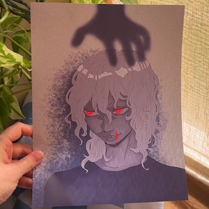 Pressure - Tomura Shigaraki Fanart Print, Anime & Manga, Hero Academia, Anime Villains