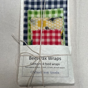 Natural Beeswax Food Wraps