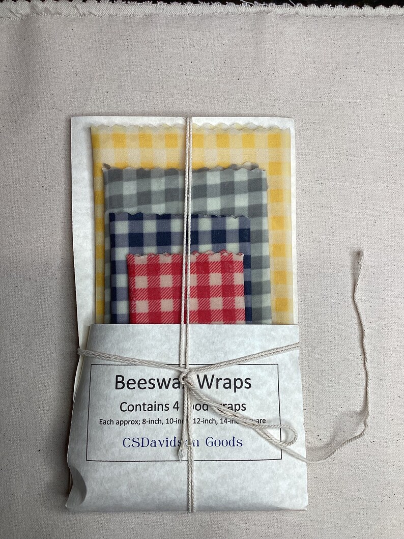 Natural Beeswax Food Wraps image 1