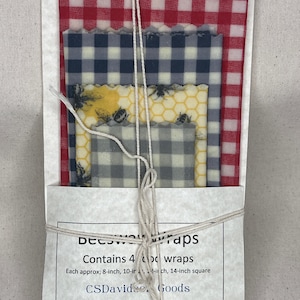 Natural Beeswax Food Wraps
