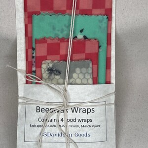 Natural Beeswax Food Wraps