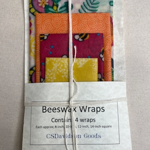 Natural Beeswax Food Wraps