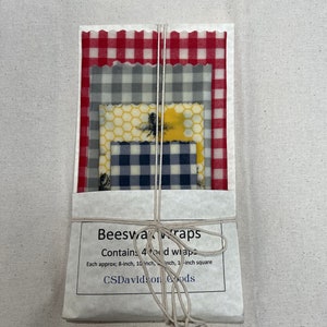 Natural Beeswax Food Wraps