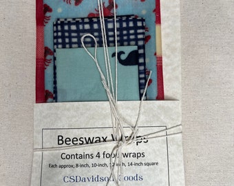 Natural Beeswax Food Wraps