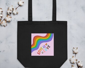 Eco Tote bag- "Love is love"