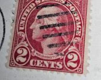 George Washington Red 2 cent stamp 1928