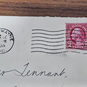 George Washington Red 2 cent stamp 1935