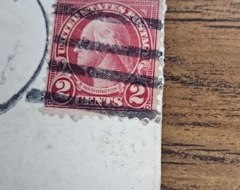 USAジョージ・ワシントン2セント アメリカ合衆国旧切手 非常にレアな1921年ジョージワシントン 2