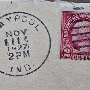 George Washington Red 2 cent stamp 1927