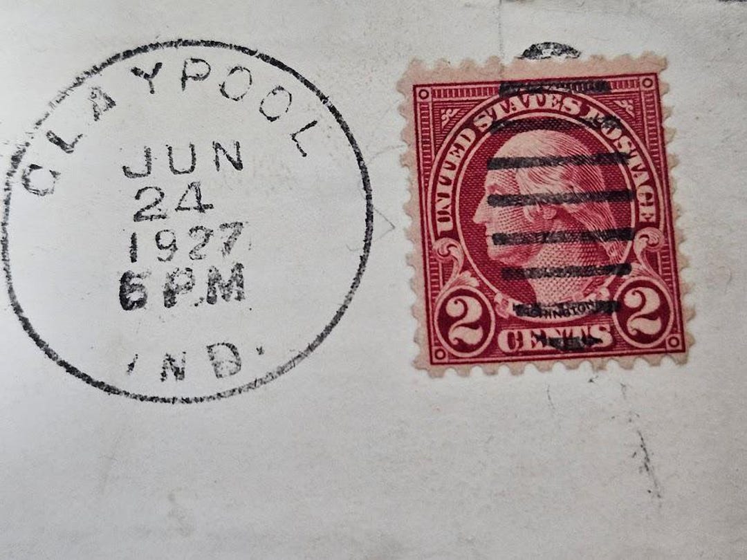 George Washington Red 2 Cent Stamp 1927 - Etsy